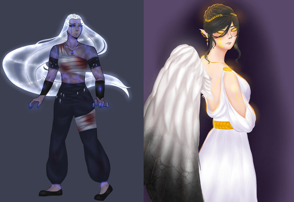 Full Body Character Illustration: 30$~60$